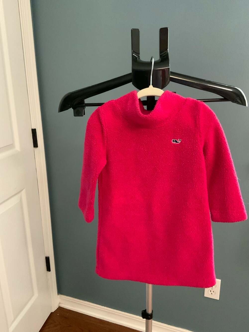 Vineyard Vines Fleece Sweatshirt Size 2T Pink Fuzzy Pullover